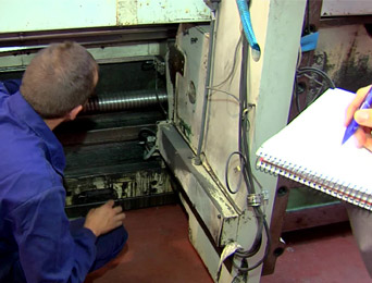 Study and initial valuation of the machine condition